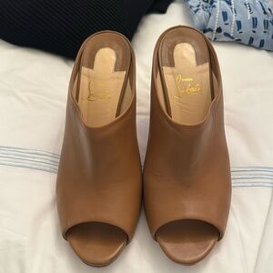 Christian Louboutin leather mule